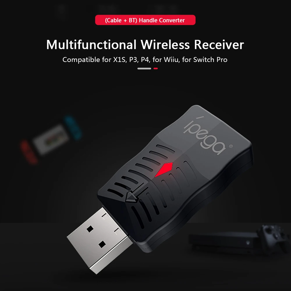 IPega PG-9132 Bluetooth приемник контроллер ПК адаптер USB конвертер для nintendo переключатель для X1S PS PS4 Wi U Pro игровая консоль