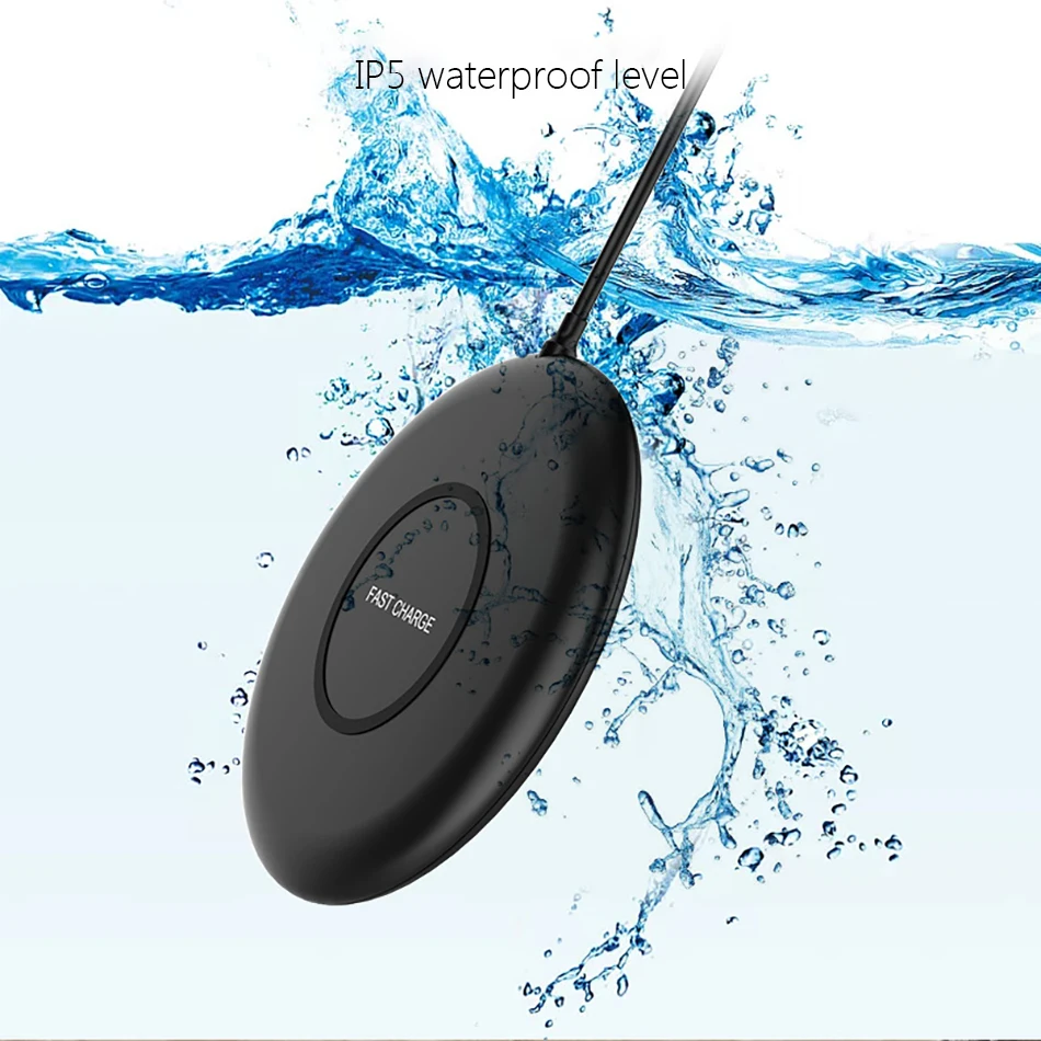!ACCEZZ 7.5W Fast Qi Wireless Charger For iPhone X 8 8 Plus 10W Waterproof Quick Charging For Samsung Galaxy S8 S9 Plus S7 Edge (6)