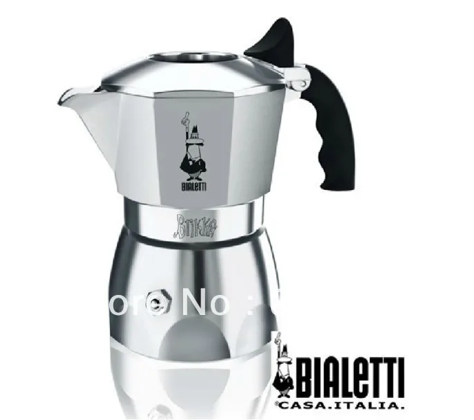 Free shipping!! High quality 2 cup Bialetti Brand Logo Two