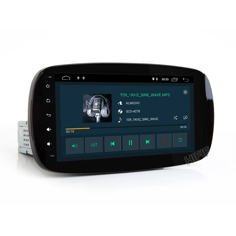 Discount 9" IPS!4G Android 9.0 Car Multmedia DVD player GPS autoradio for Mercedes/Benz Smart Fortwo 2016 2017 2018 Radio stereo 4