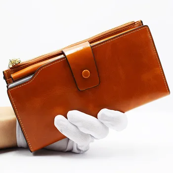 

2018 New Hot Sale Wallet high quality wallets for woman Long Wallet Women Zipper Leisure personality Purse Coin Purse 7 color