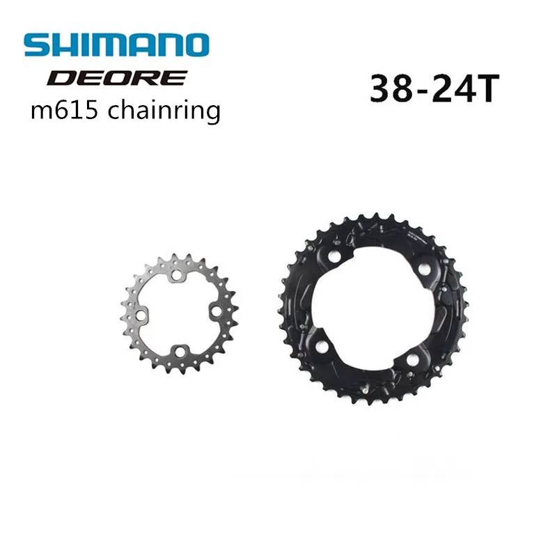 

Shimano Deore Originol M610 M615 2x10 Speed 38-24T 40-28t MTB Crank Chainring 20s Speeds Bike Bicycle Crown Mountain Bike