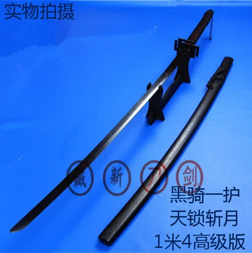

Bleach Kurosaki Ichigo katana Anime Cosplay steel Sword knife blade weapon Cosplay Props shipping free