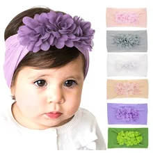 New Baby Girl Headbands Three Mini Chiffon Flower Hair Bows Elastic Soft Nylon Wide Hair Band Christmas Hair Accessories New Baby Girl Headbands Three Mini Chiffon Flower Hair Bows Elastic Soft Nylon Wide Hair Band Christmas Hair Accessories