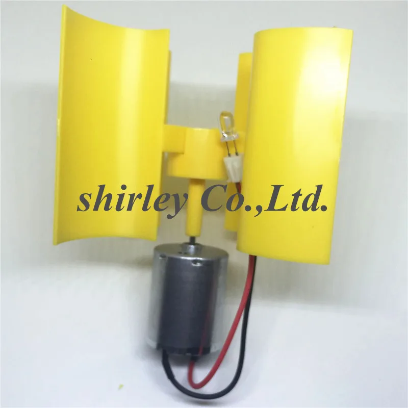 

Miniature vertical axis wind Alternative Energy generator DIY technology making physical power principle