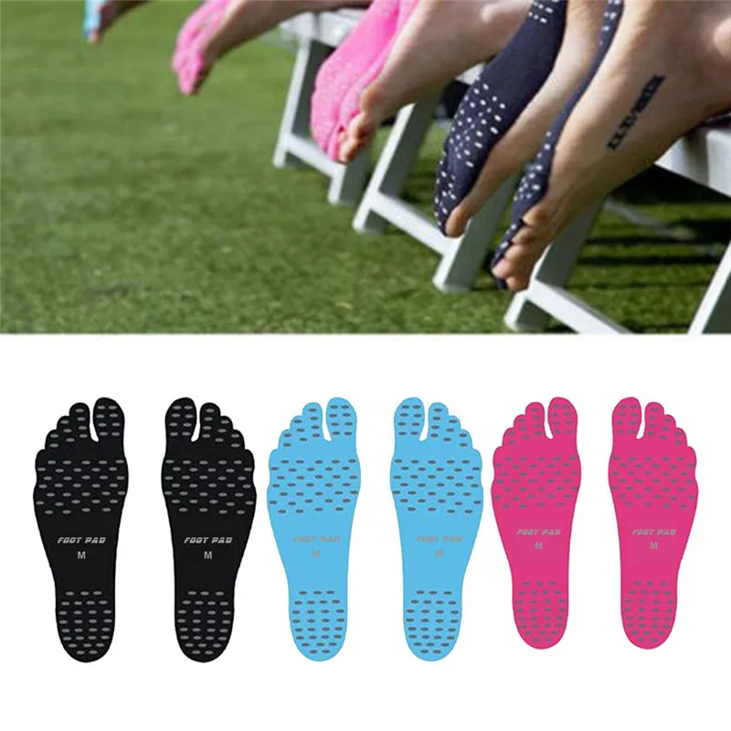 New Sticker Shoes Stick on Soles Sticky Pads for Feet beach sock