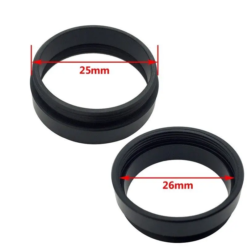 Microscope Objective Lens Adapter Female Thread 25 mm /26 mm for Nikon
