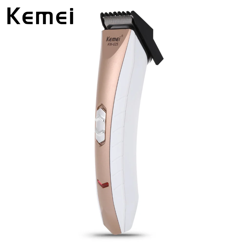 

Kemei KM-025 Electric Rechargeable Hair Clipper Trimmer Shaver Razor Cordless Adjustable Clipper Haircut For Men Baby