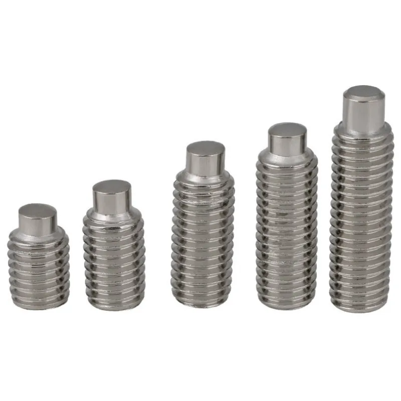 

5PCS GB79 304 Stainless Steel DIN915 M6 M8 M10 Male Terminal Set Bolt Grub Convex End Screw Inner Hexagonal Hex Socket Headless
