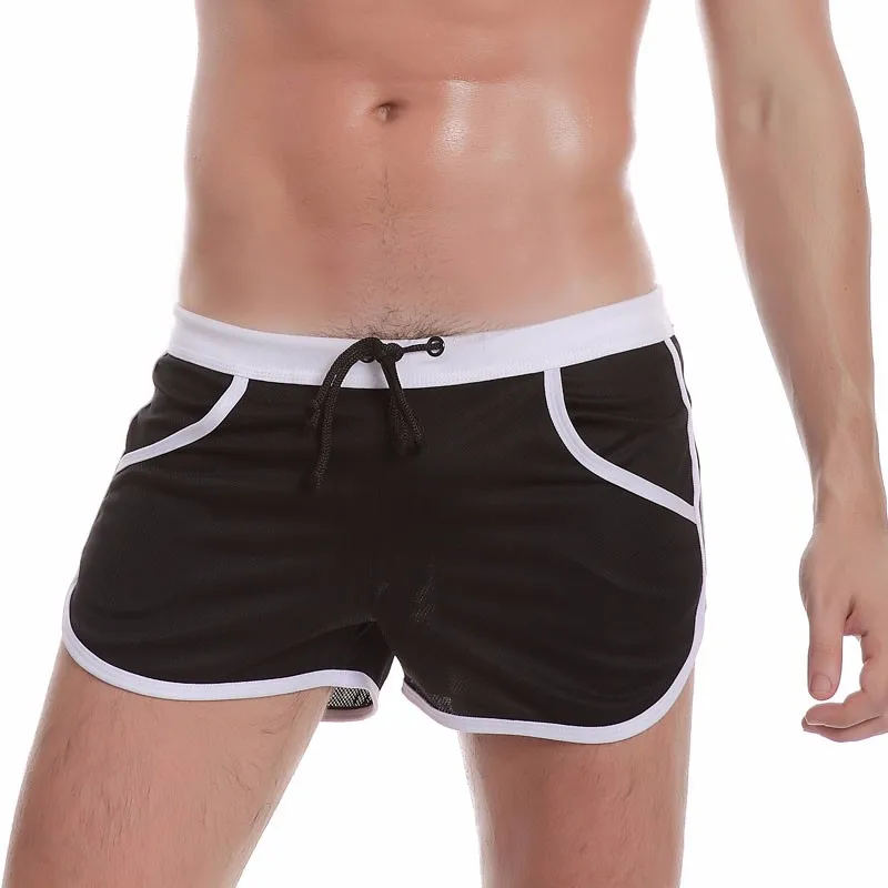 Hot Men's Casual Shorts Household Man Shorts G Strings Jocks Straps Inside Clothing Trunks Mesh 