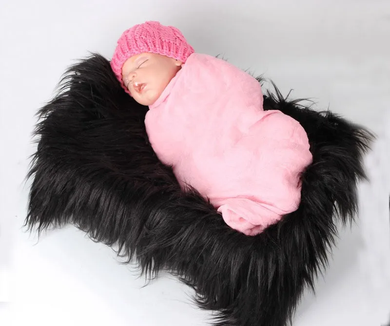 MOTOHOO 5060cm For 0-12 months Velvet Baby Blanket Winter Newborn Photography Props Infant Baby Costume Photo Swaddle Wrap (14)