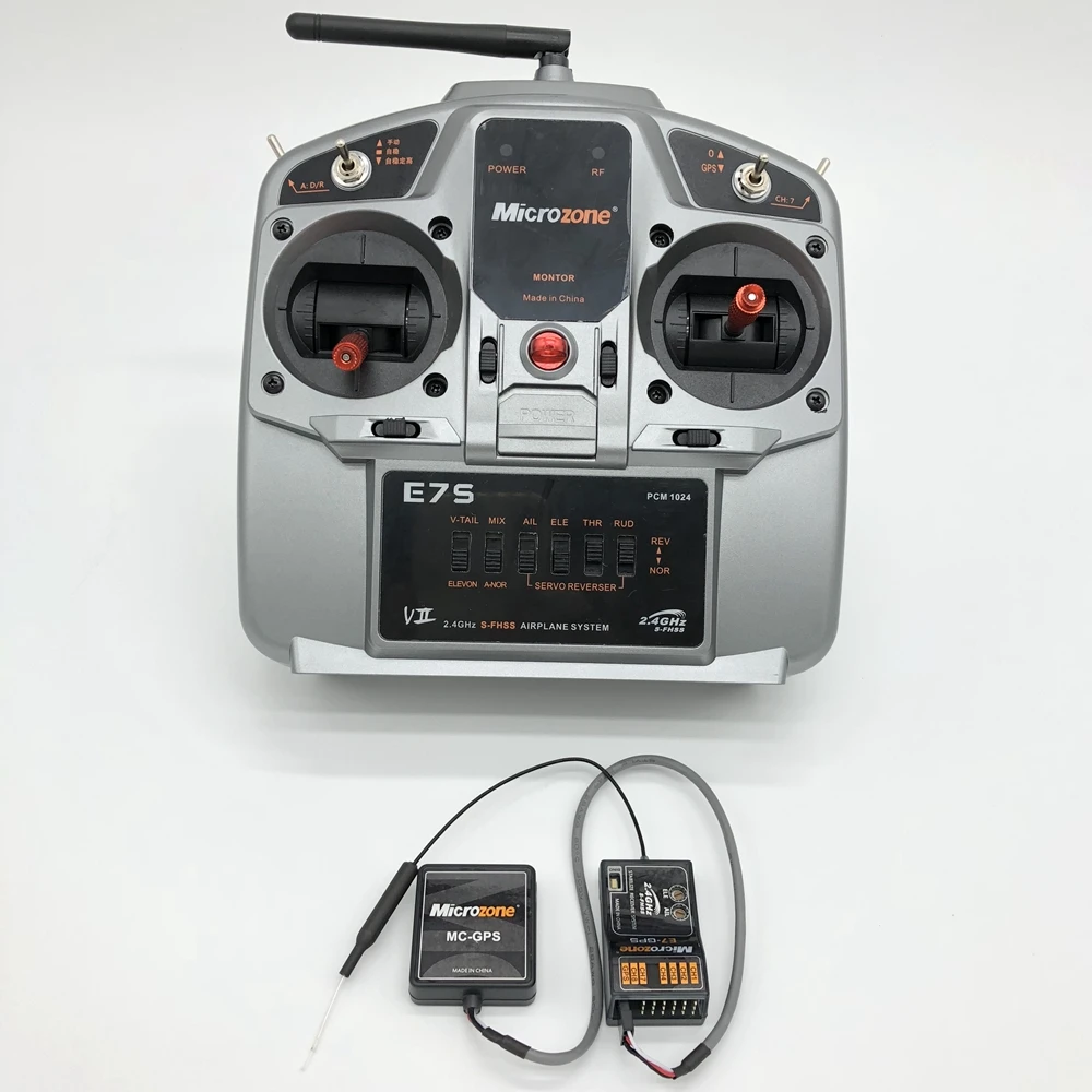 

MC E7S 2.4Ghz 7 Channel Radio Control with Built In Flight Controller and Optional GPS Free Shipping