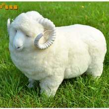 Моделирование животных 33x26x15 см большой овец ремесленных модель игрушки смолы ремесло, реквизит, украшения подарок d0311