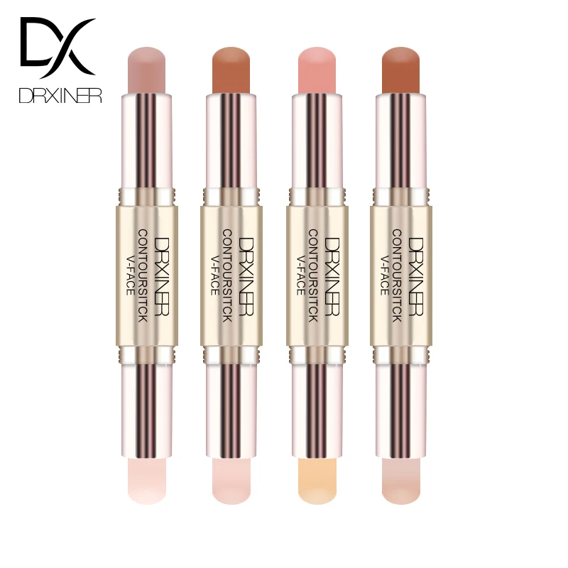 

Drxiner Double-end Highlighter Stick V-face Countour Makeup Highlight Shimmer and Shine Make Up Bronzer Highlighter concealer