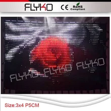 СВЕТОДИОДНЫЙ цифровой СВЕТОДИОДНЫЙ дисплей занавес зрения звезда