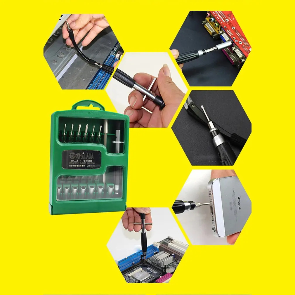 LAOA LA613132 38 Набор отверток для пк серия Torx шестигранные крест точка крестообразная