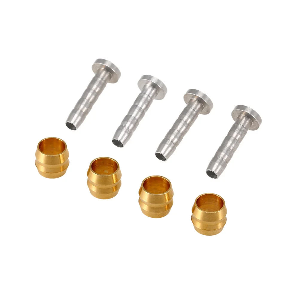 4 Set Bicycle Bike Olive And Connecting Insert For Shimano BH59//BH90 Brake Hose