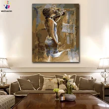 DIY раскрасок картины по номерам в различных расцветках с применением усовершенствованных биотехнологий Женская игра на скрипке Рисунок Картина по номерам защелка для дома