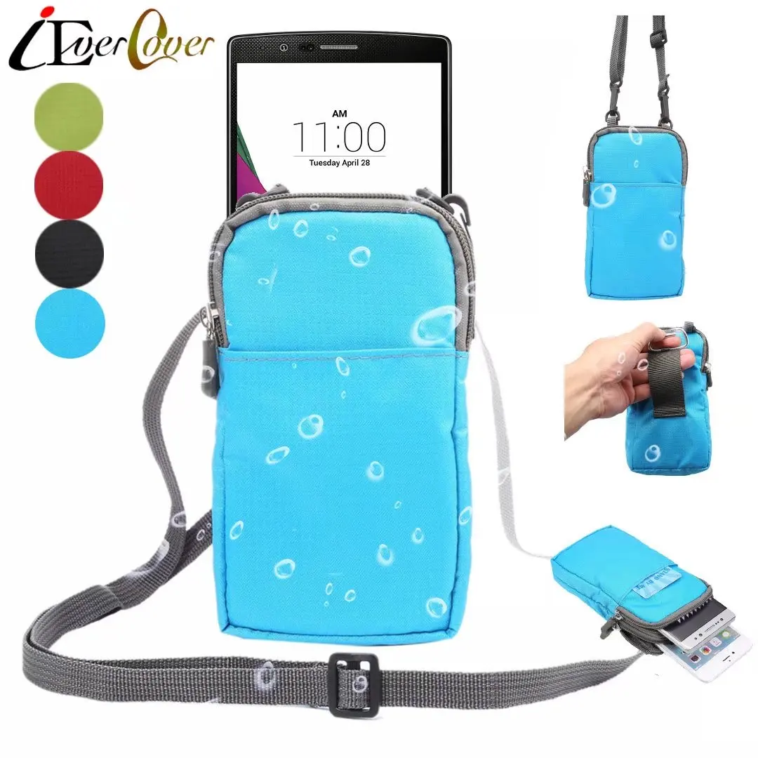 Outdoor Waterproof Nylon Pouch Case for LG X Charge
