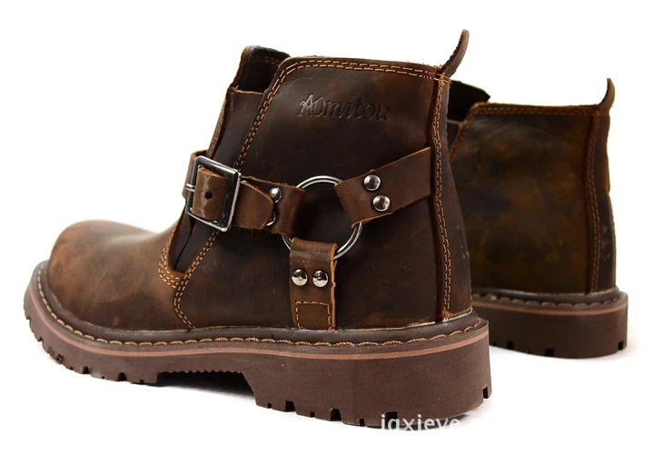 mens buckle boots
