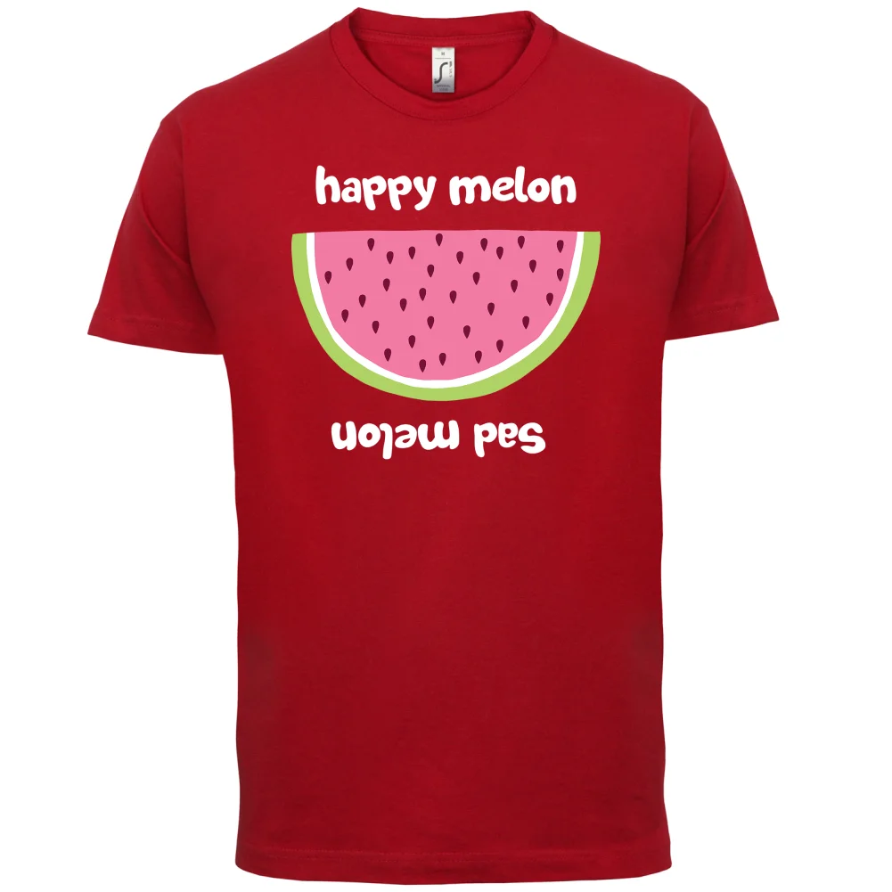 Happy Melon Mens T Shirt Summer / Fruit / Funny Name Print T Shirt Mens