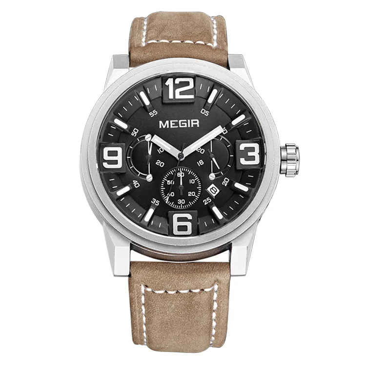 Men's Watch Three Eyes Luminous Waterproof Sports Watch
