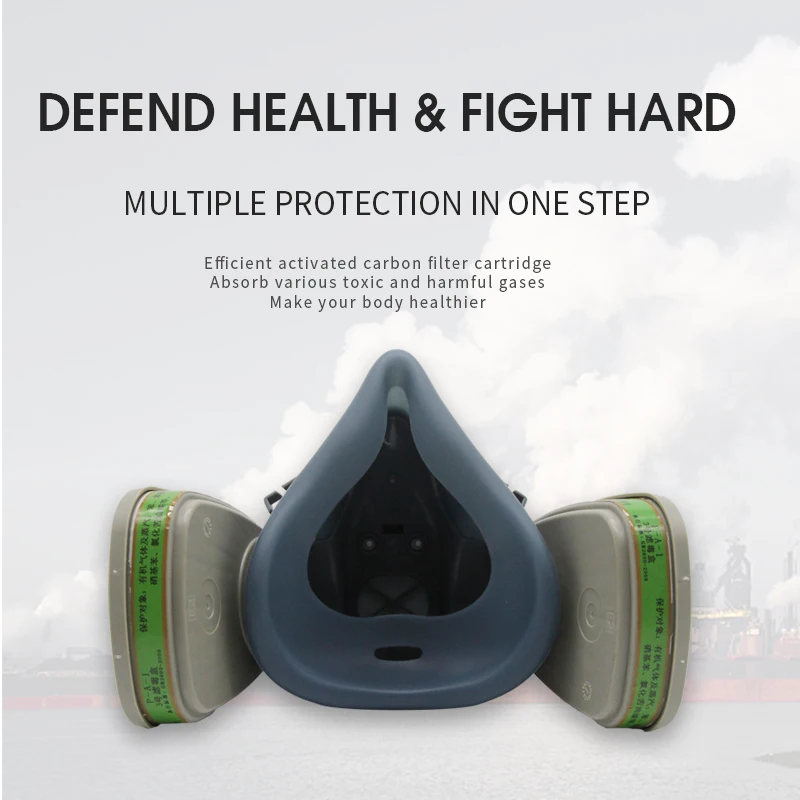 Respirator Mask Spray Paint Special Mask Anti-chemical Pesticide Anti-fog Mask Gas Mask Decoration Industrial Dust Formaldehyde