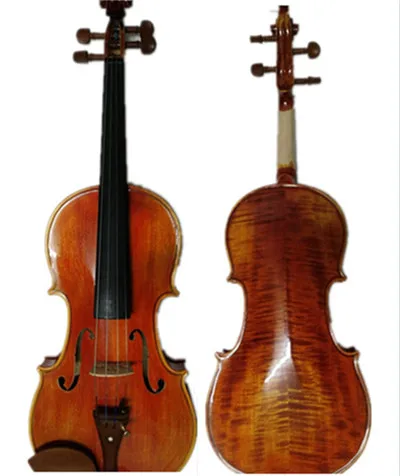 

Flower violin natural tiger violin jujube