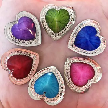 

Hot 6pcs Resin shiny Crack Flatback Rhinestone Child Work Scrapbooks DIY Wedding ornaments PR67