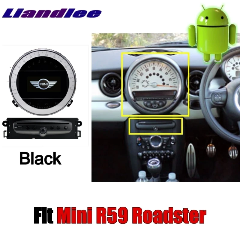 Liandlee Car Multimedia Player NAVI For Mini Roadster R59 2012~2017 Android system With DVD Car Radio Stereo GPS Map Navigation 8