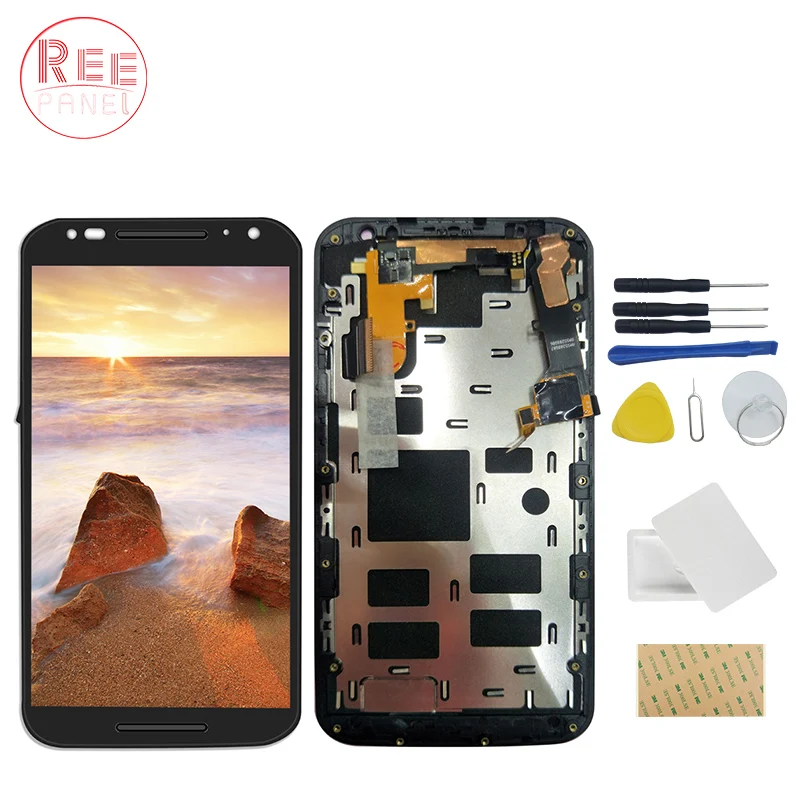 ЖК дисплей Дисплей для Motorola Moto X2 X + 1 Xt1092 Xt1095 Xt1097 Сенсорный экран планшета