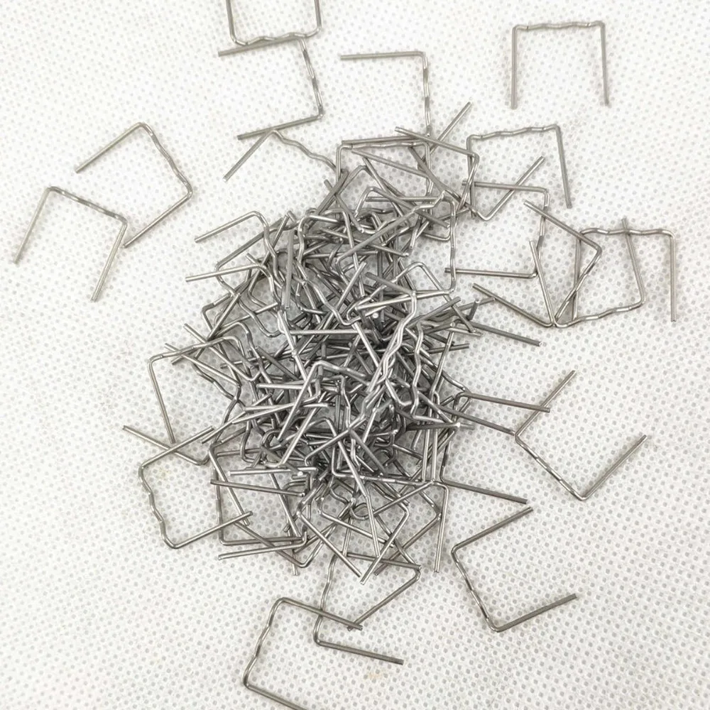 Staples for Hot Stapler Plastic Repair Wave Staples Bumper Bodywork Repairs 0.8mm Flat Staples 100pcs