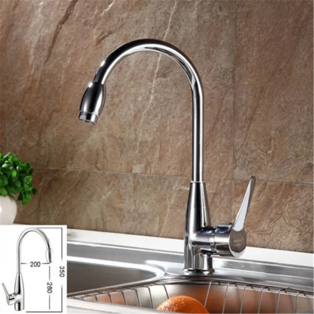 Modern Home hot and Cold Water Zinc Alloy Kitchen Faucet Stainless Stain Deck Mounted Kitchen Sink