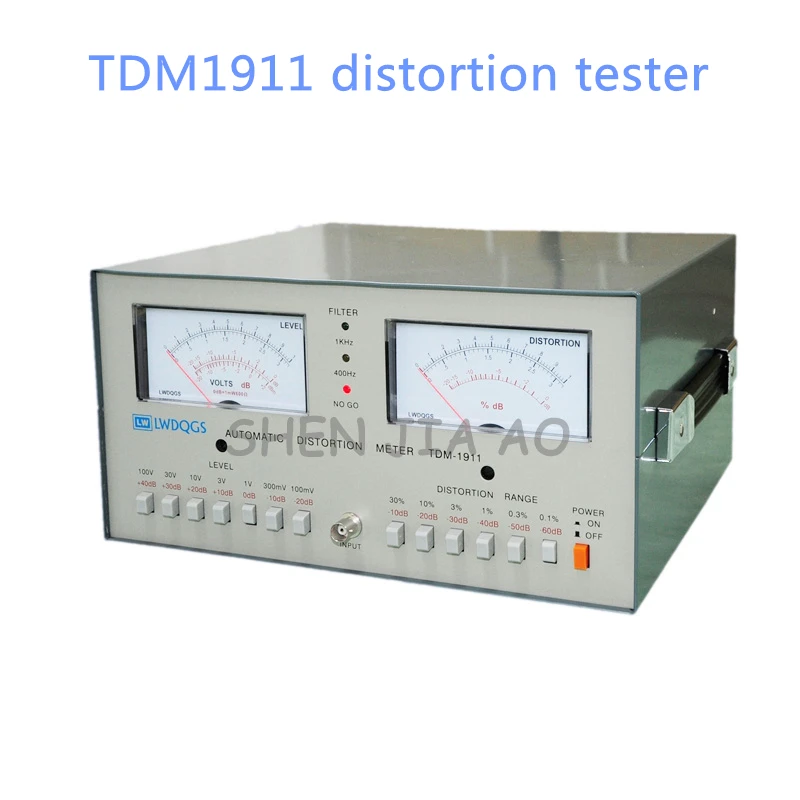 TDM1911 тестер искажений 0.01%-30% измеритель аудио искажений TDM-1911 автоматический измеритель искажений 110/220 В