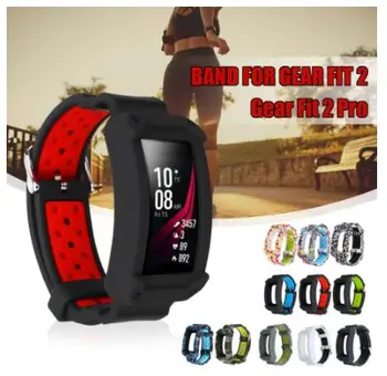 

100pcs Adjustable Smart Watch Wrist Watch Bands Belt Protective Frame Strap for Samsung Gear Fit2/Gear Fit 2 Pro Sport