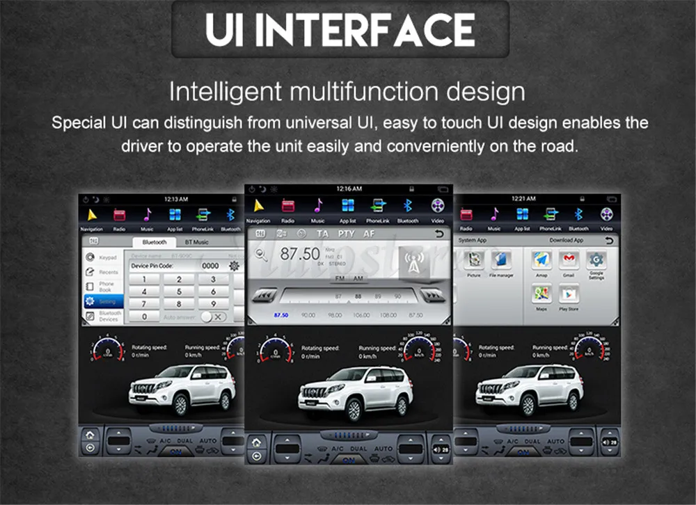 Flash Deal Android 8.1 4GB RAM Tesla style Car GPS Navigation For Toyota Fortuner 2007-2015 head unit auto multimedia player tape recorder 11 Flash Deal Android 8.1 4GB RAM Tesla style Car GPS Navigation For Toyota Fortuner 2007-2015 head unit auto multimedia player tape recorder 11