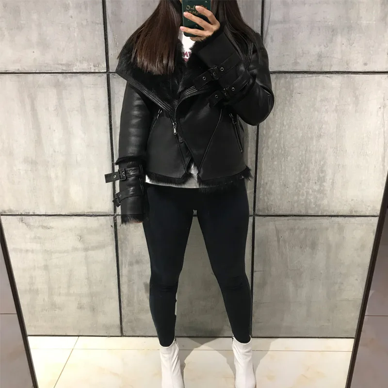 

ladies suede jacket lamb leather jacket lamb fur jacket shearling jacket