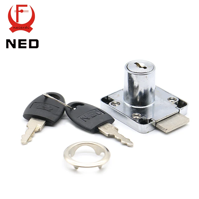 Ned 138 Furniture Drawer Locks 19mm Diameter 22 32mm Thickness