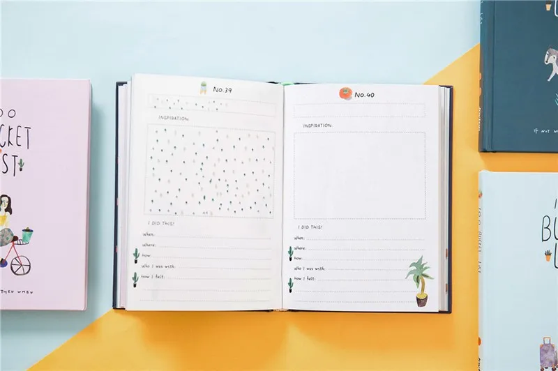 Lista de Balde Pacote de Presente de Luxo Caixa de Presente com Caneta Adesivos para Fazer a Lista Agenda Planejador Scheduler Notebook 100 26 Notebook Pacote de Presente de Luxo Caixa