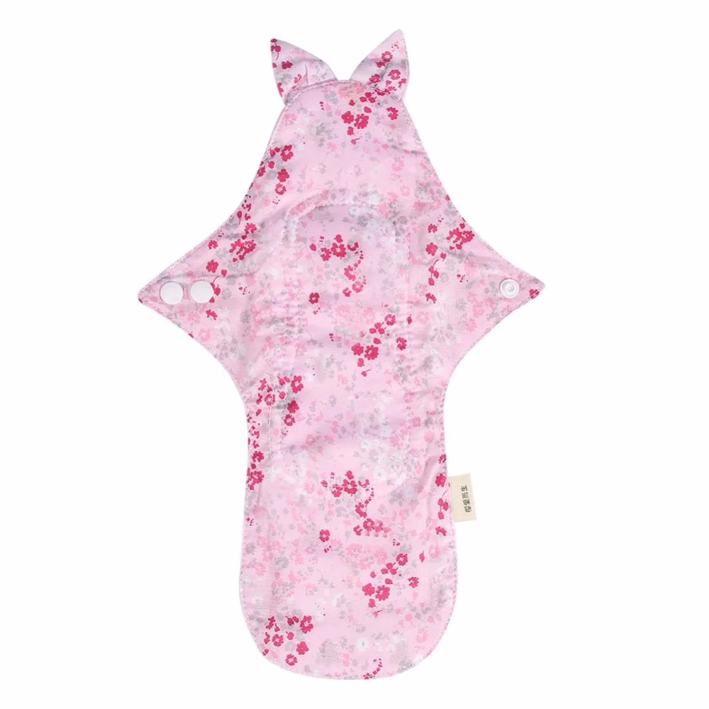 

1Pcs 280mm Organic Cotton Reusable Washable Menstrual Pads Hot Sale Waterproof Panty Liner Sanitary Cloth Menstrual Napkin Pads