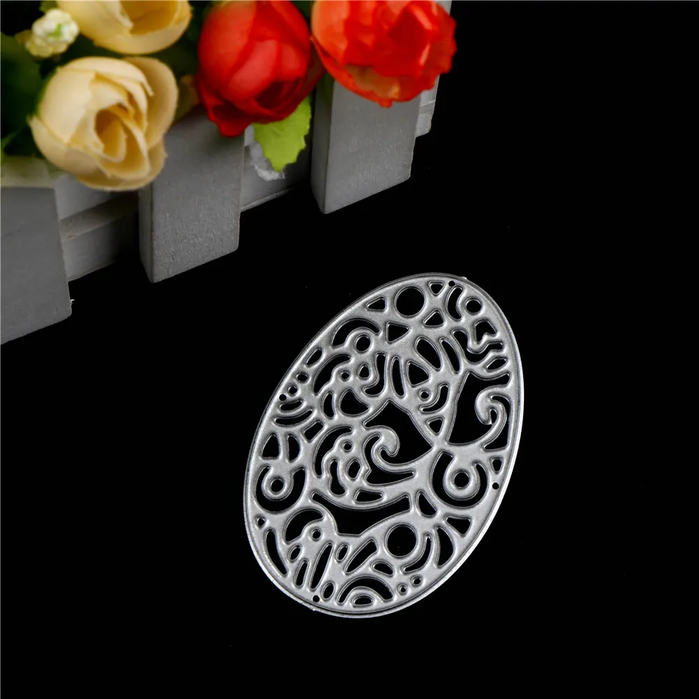 

1Pc Easter Egg Scrapbooking Stencils Template for DIY Album Photo Embossing Decorative Paper Card Craft Drafting Supplies