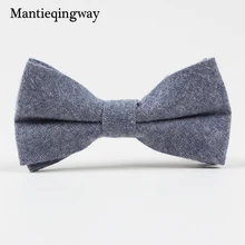 Mantieqingway/брендовые шерстяные галстуки-бабочки для малышей, костюмы с галстуком-бабочкой, хлопковая детская бабочка, повседневные регулируемые обтягивающие галстуки с бантом