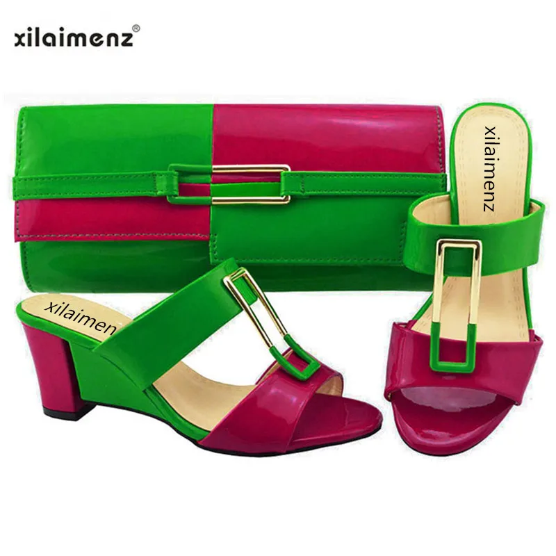 JZC007 Green+fuchsia