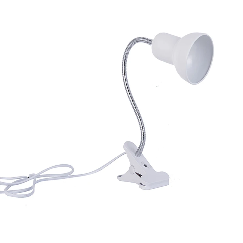  Modern LED Table Lamp for BedroomDesk Lamp Eu plug  Equivalent Bendable Clip Reading Light