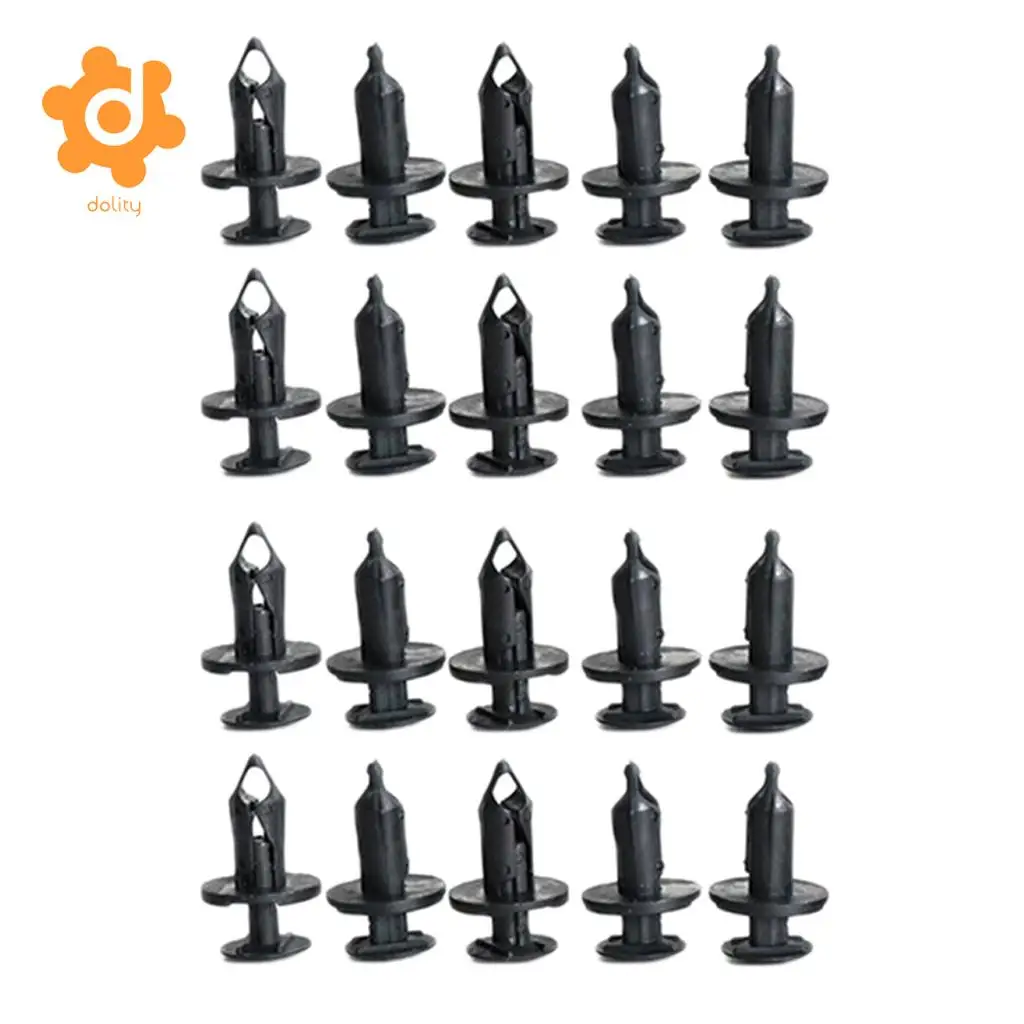 20Pcs Car Bumper Fastener Buckle Clamp 8mm Rivet Clips for Jeep Wrangler