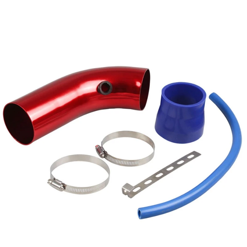 1 Set 76Mm 3inch Auto Car Cold Air Intake Induction Pipe Kit Filter Tube System Universal