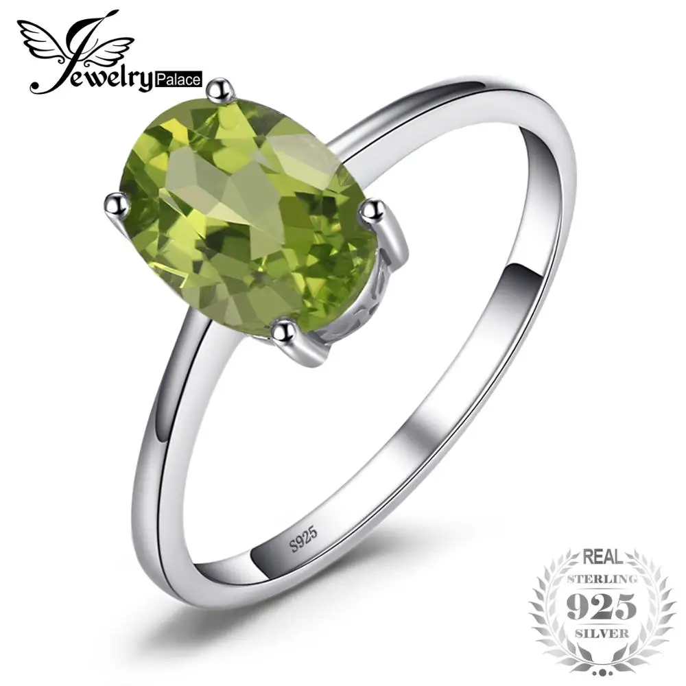 Jewelrypalace Oval 14Ct Natural Green Peridot Birthstone Solitaire Ring Genuine 925 Sterling Silver Women Engagement Jewelry huismerk kopen in de aanbieding Jewelrypalace Oval 14Ct Natural Green Peridot Birthstone Solitaire Ring Genuine 925 Sterling Silver Women Engagement Jewelry huismerk kopen in de aanbieding