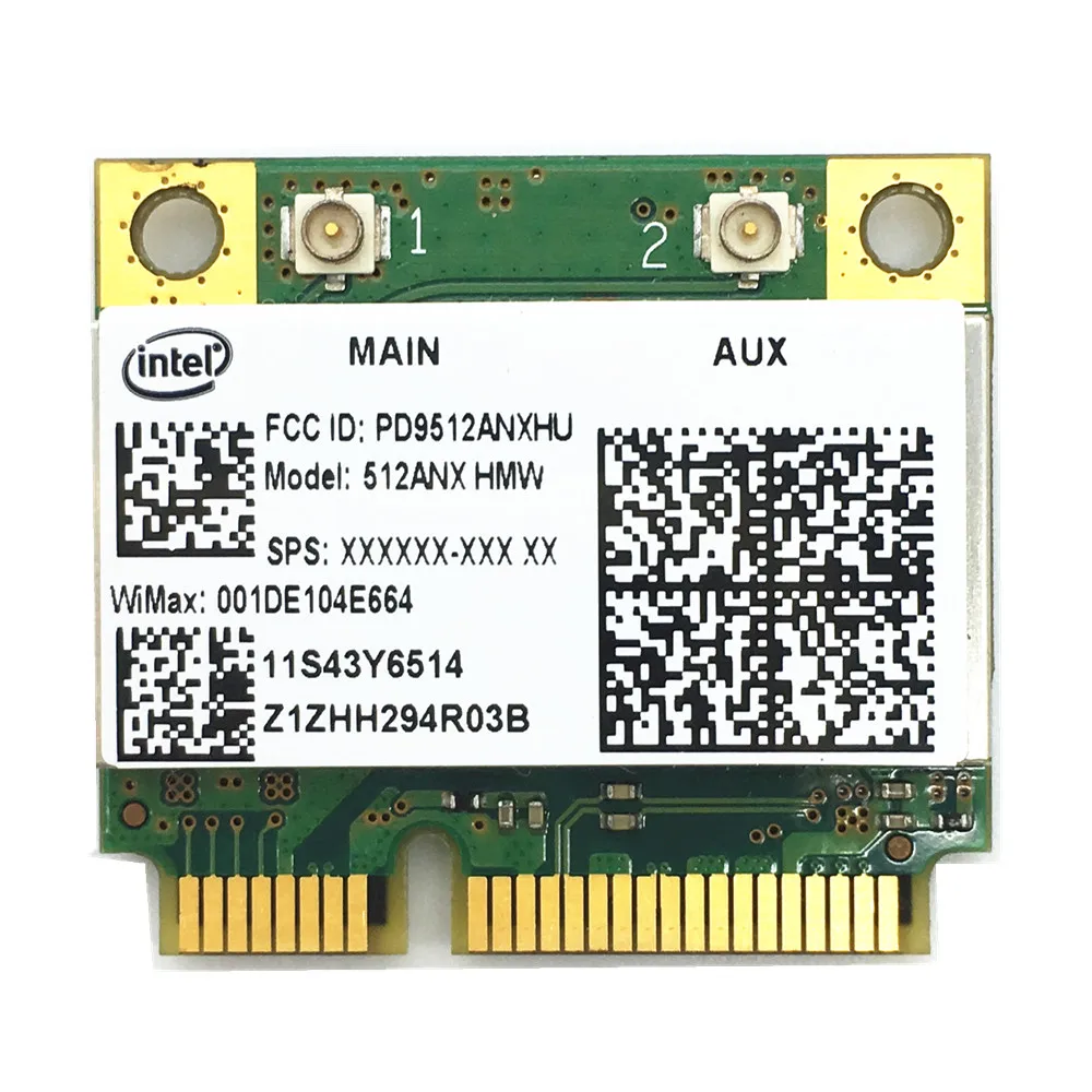 Для WiMax/Wifi Link 5150 512ANX 2,4/5,0 ГГц 300 Мбит/с MINI PCI-E карты для T400 T500 L410 SL410 SL510 L410 L510