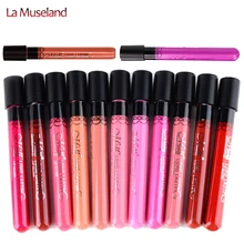 1pc High Quality Moisture Matte Color Waterproof Lipstick Long Lasting Nude lip stick lip gloss color vitality cerise star #MN36
