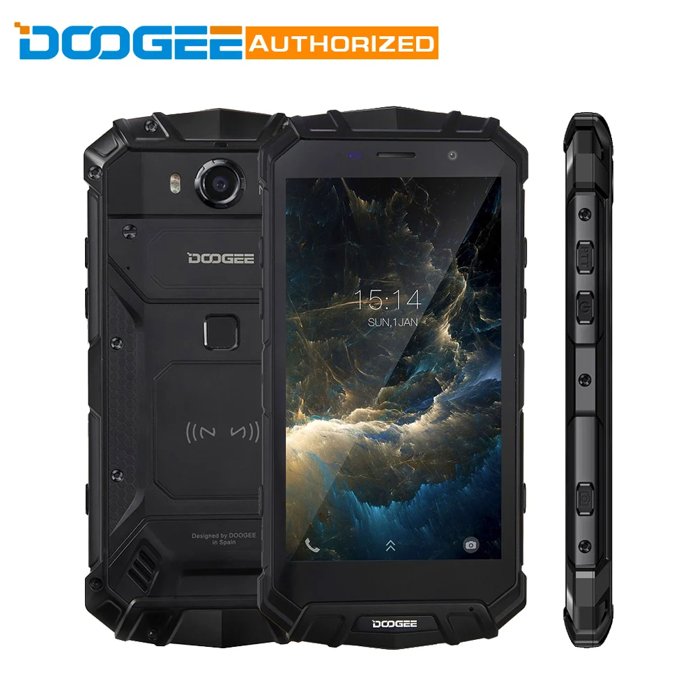 Doogee S60 Восьмиядерный 6 ГБ + 64 IP68 21.0mp Камера NFC Беспроводной Charge 5580 мАч 12 В 2A quick charge 5.2